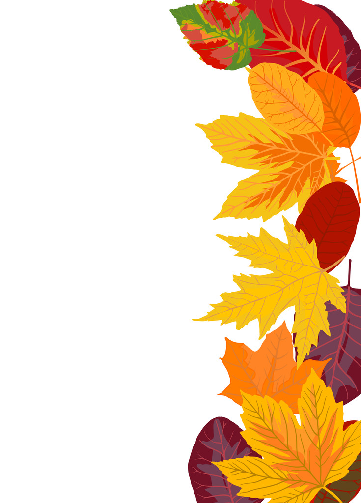 秋の紅葉と垂直の背景。ベクトル - ベクター画像