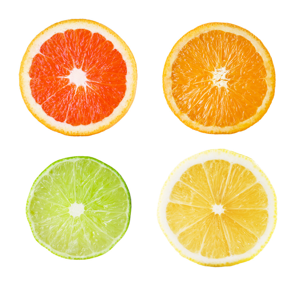 Set van citrusvruchten - Foto, afbeelding