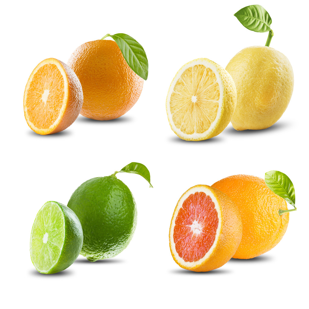 Citrusfélék halmaza - Fotó, kép