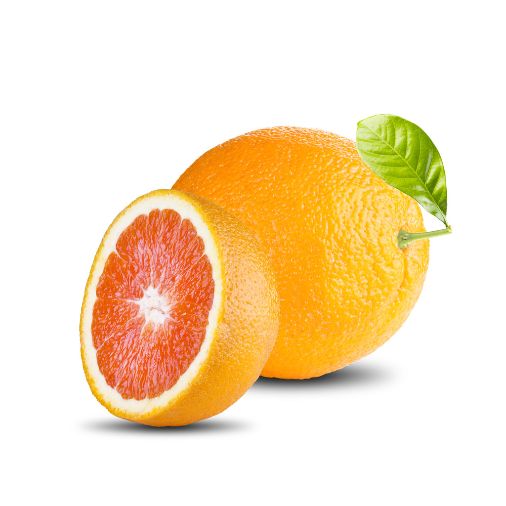 verse grapefruit op wit - Foto, afbeelding