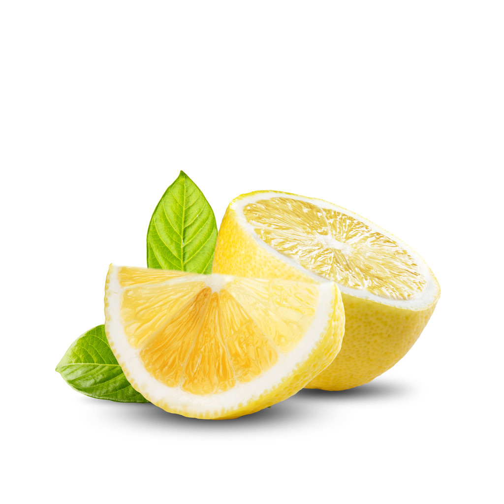 Limones frescos sobre blanco
 - Foto, Imagen