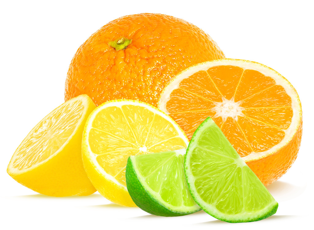 citrus isolated on white - Photo, Image