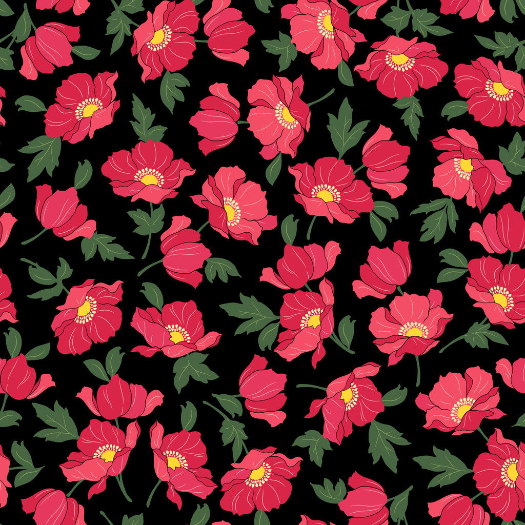 Λουλούδι μοτίβο εικονογράφηση - Διάνυσμα, εικόνα