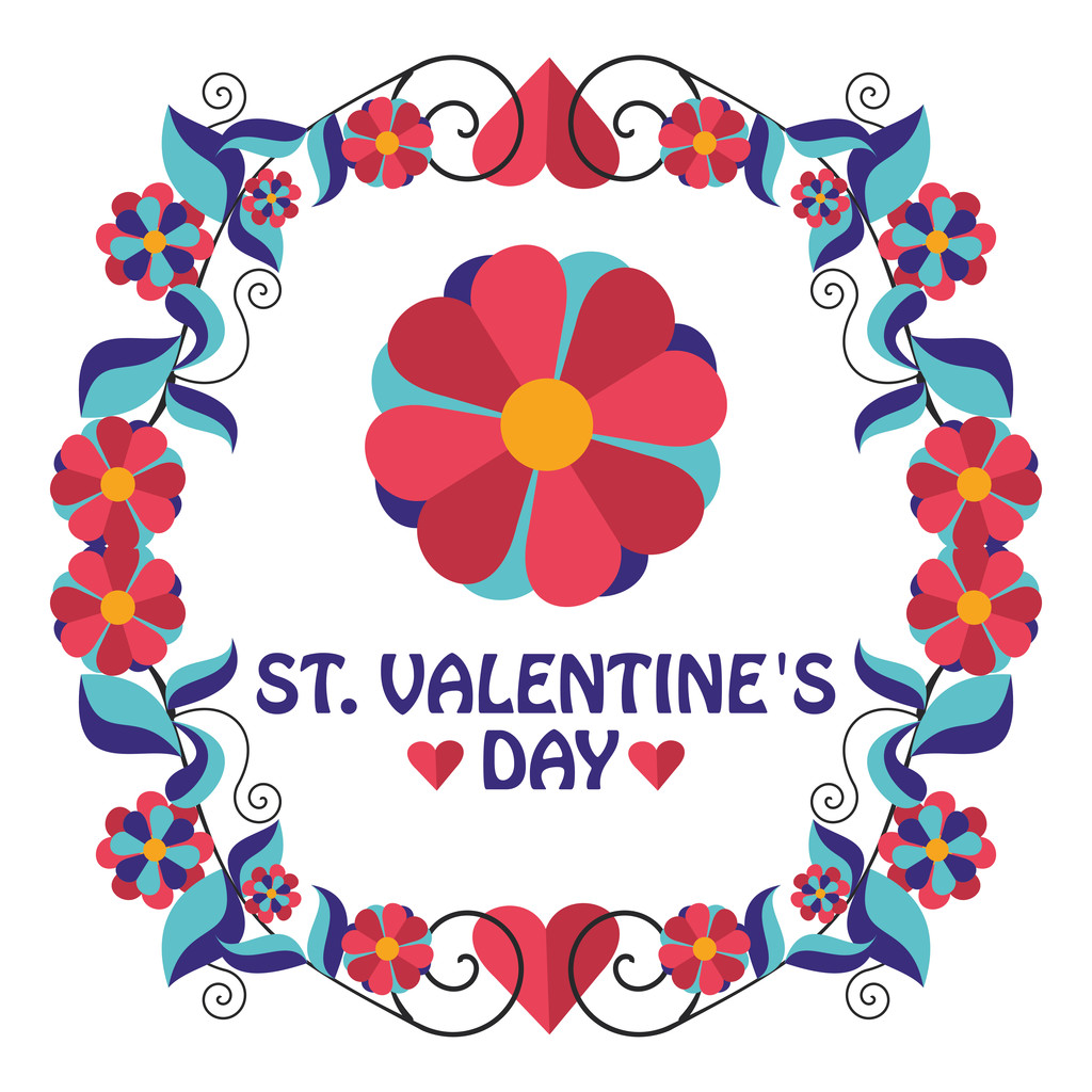 cadre de salutation Saint Valentin
 - Vecteur, image