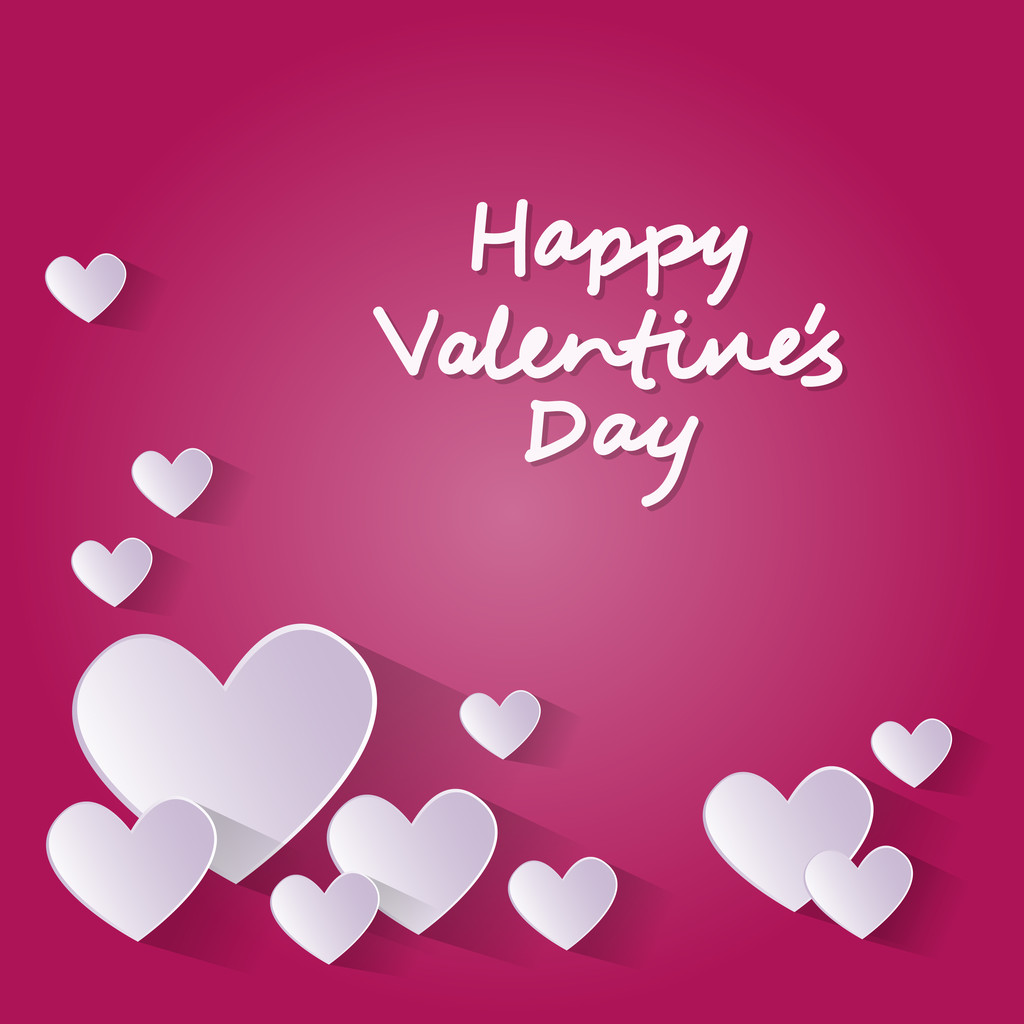 Cartão-presente rosa Dia dos Namorados
 - Vetor, Imagem