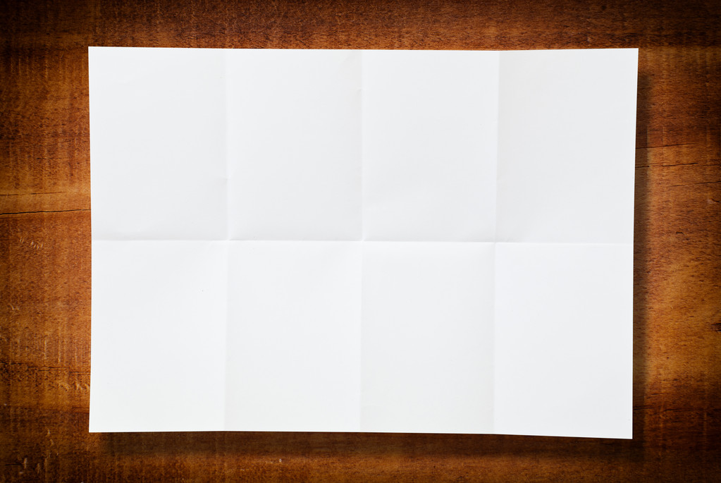 prázdný dokument white paper textury na podlaze. - Fotografie, Obrázek