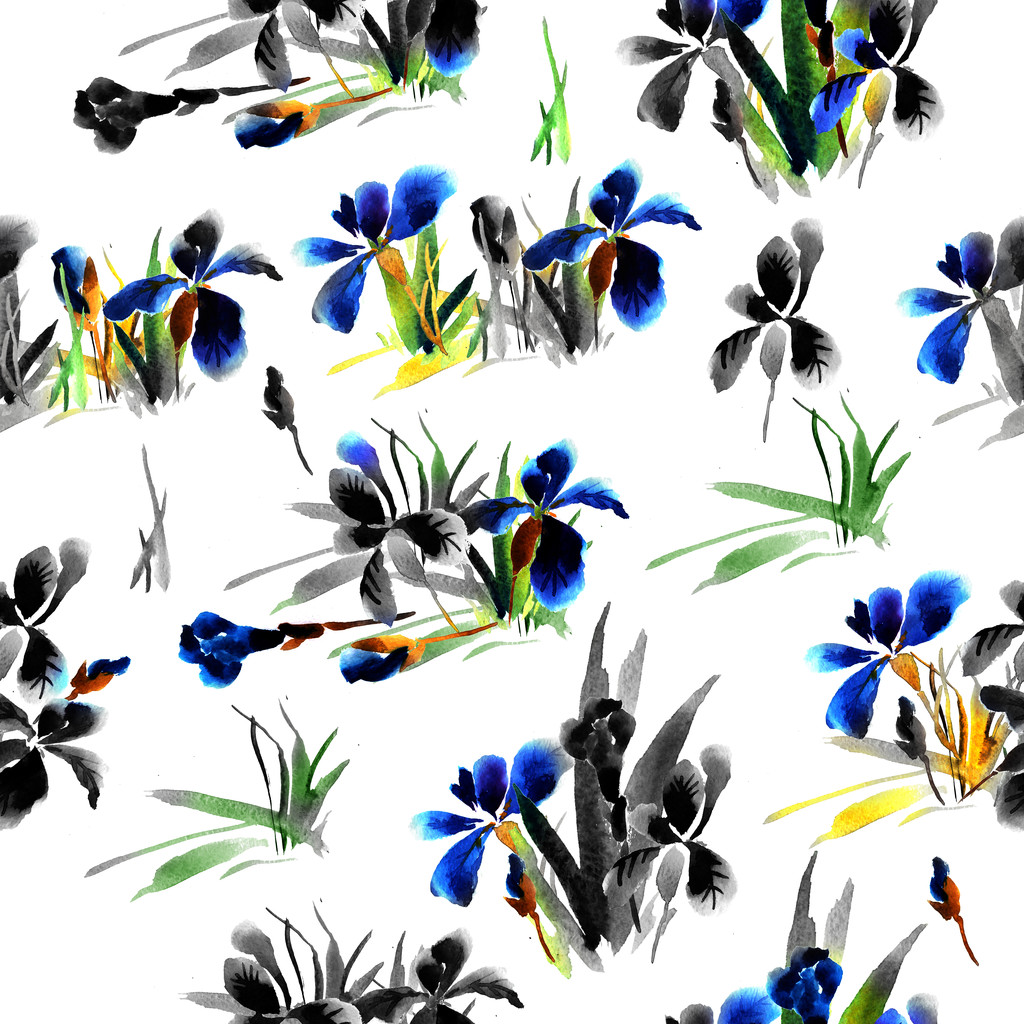 bloemenpatroon met bloemen - Foto, afbeelding