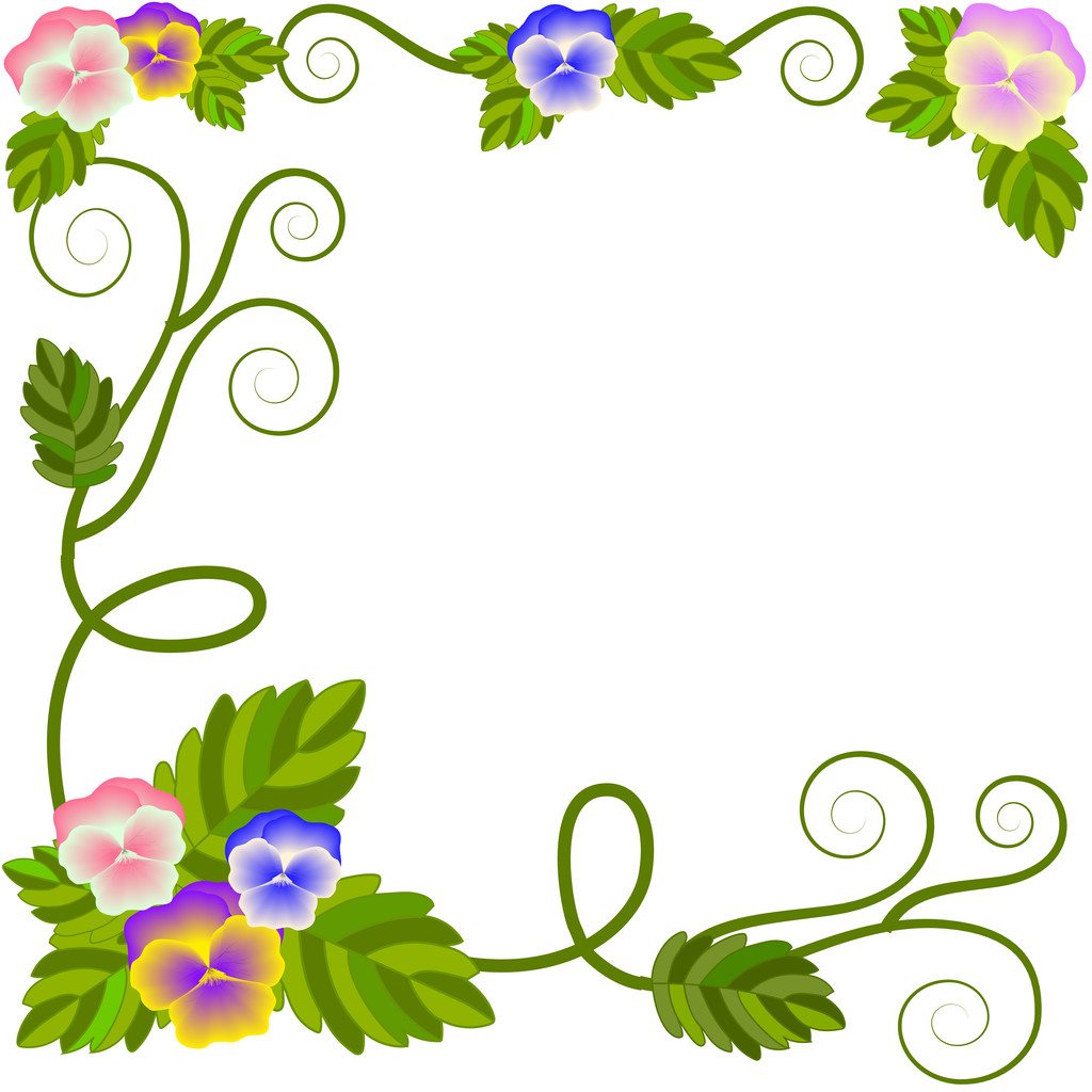 Pantaletas adorno floral
 - Vector, imagen