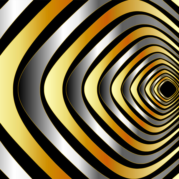 Iluze s kovovými kroužky - Vektor, obrázek