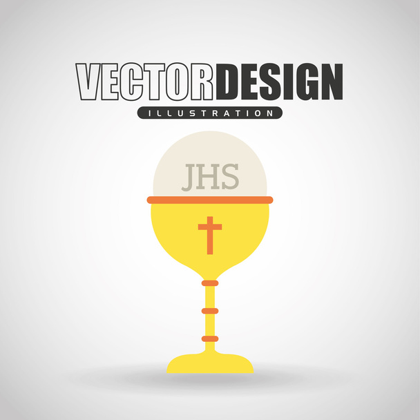Katholieke pictogram ontwerp - Vector, afbeelding