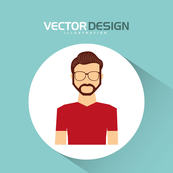 avatar icon design  - Vektor, Bild
