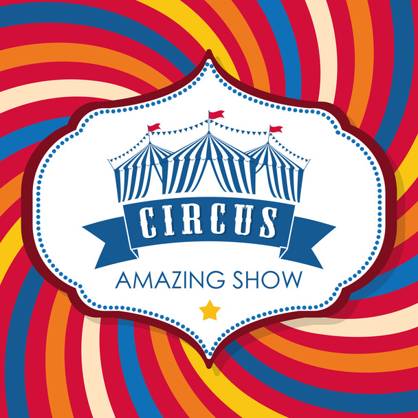 Cirkus ikony designu - Vektor, obrázek