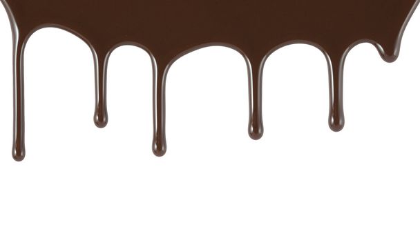 chocolate falling from above - Photo, Image