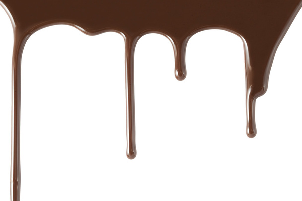 chocolate falling from above - Photo, Image