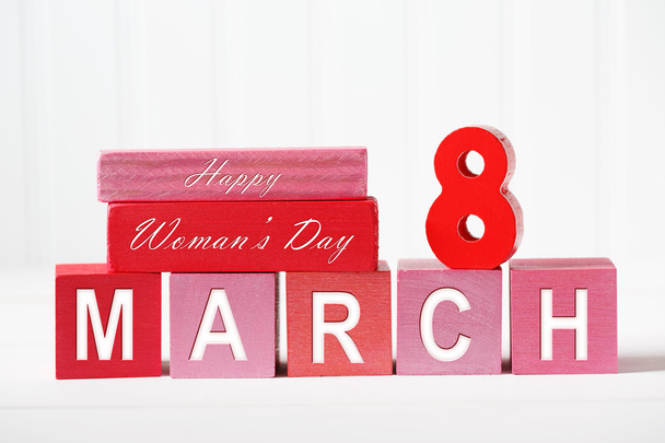 Womans Day - March 8 message - Foto, imagen