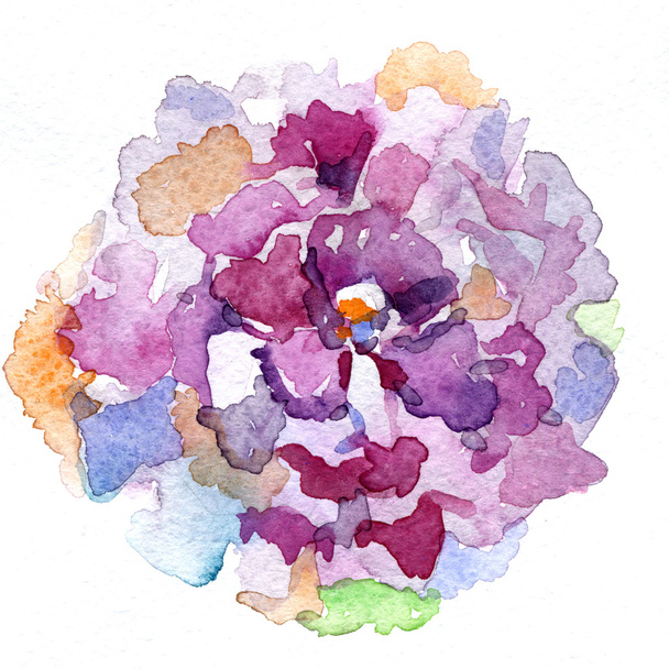 Abstract flower watercolour  - Фото, зображення