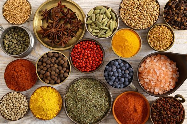 Aromatic Indian spices. - Valokuva, kuva