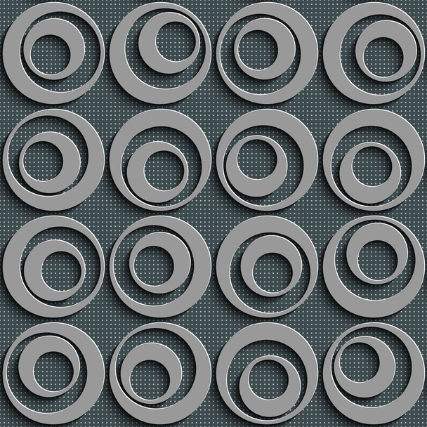 Seamless Circle Pattern - Vetor, Imagem
