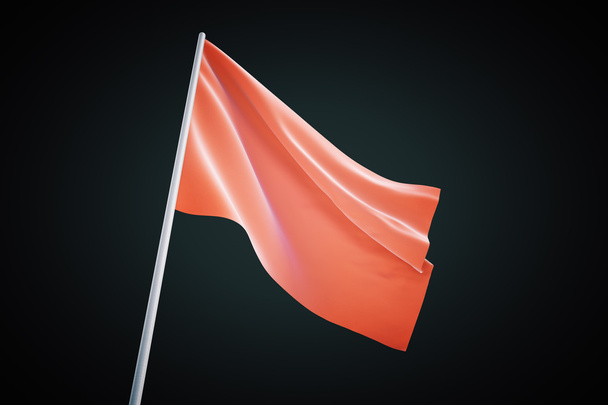 Waving red flag - Fotó, kép