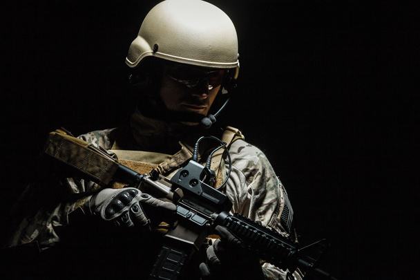 Soldado do Grupo de Forças Especiais do Exército dos EUA
 - Foto, Imagem