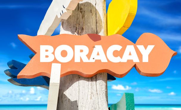Boracay üdvözlő táblát - Fotó, kép