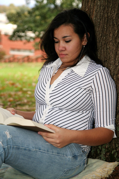 Teenager Studying Outside - Photo, Image