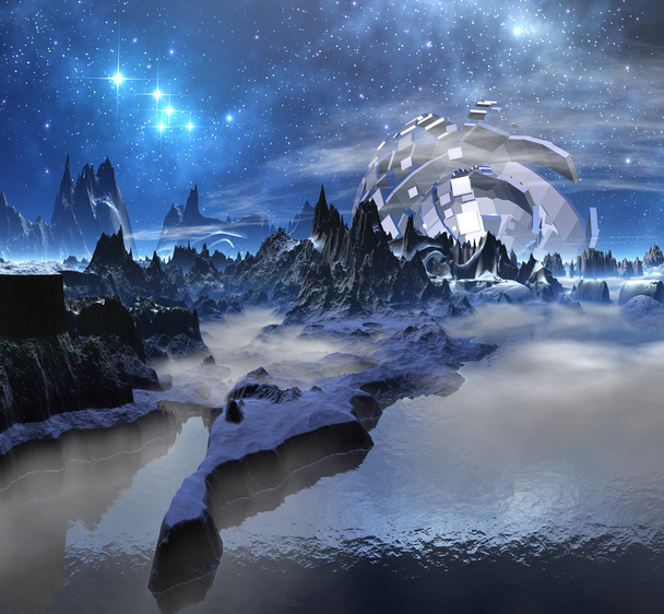 Pianeta alieno - Paesaggio fantasy
 - Foto, immagini