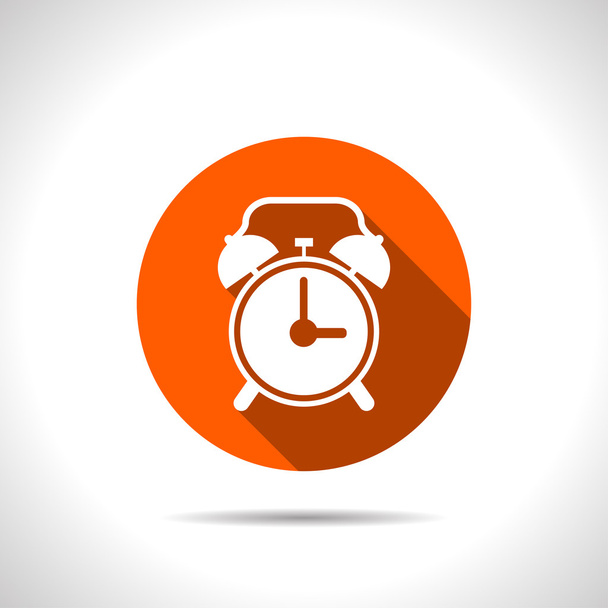 alarm clock vector icon - Vector, imagen