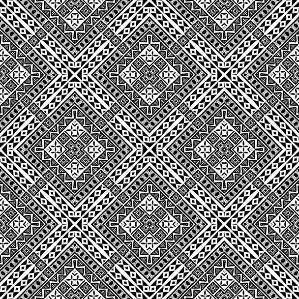 Tribal ornamental fabric pattern - Vetor, Imagem