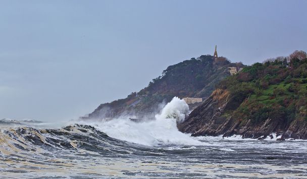 A Donostia vihar - Fotó, kép