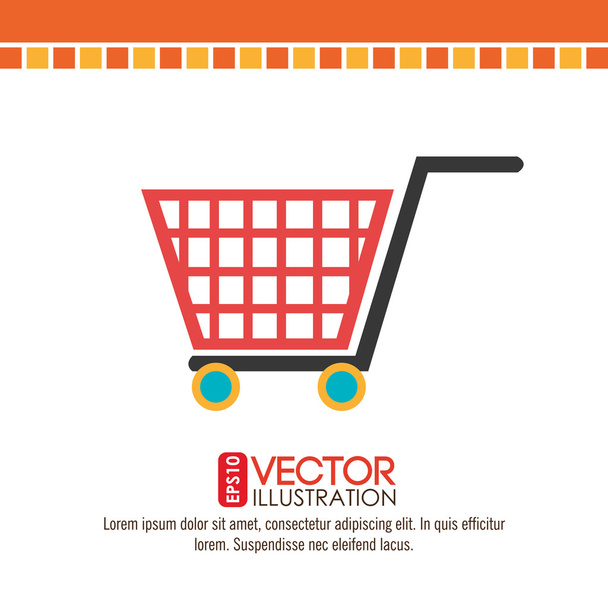 commerciële pictogram ontwerp - Vector, afbeelding