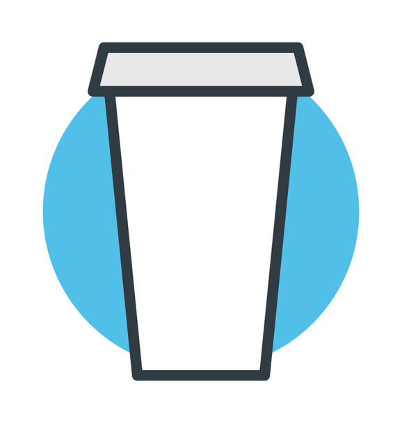Juice Cup Vector Icon - Vector, Imagen