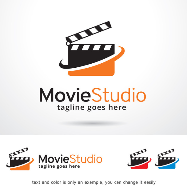 Movie Studio Logo Template Design Vector - Vektor, kép