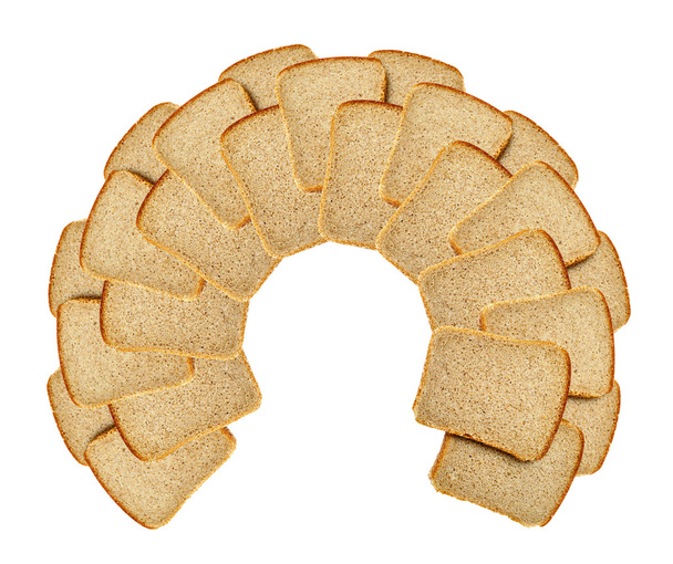 Rebanadas de pan aisladas
 - Foto, imagen