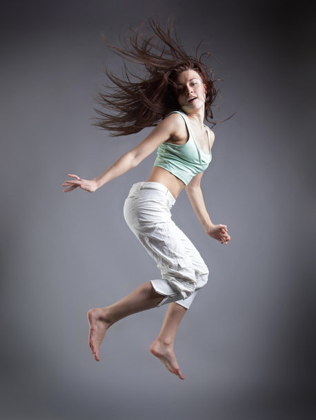 beautiful girl dancing - Valokuva, kuva