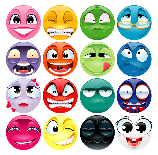 Group of expression. - Vector, Image