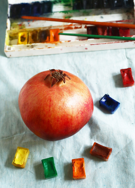 zralá červená granátová jablka  - Fotografie, Obrázek