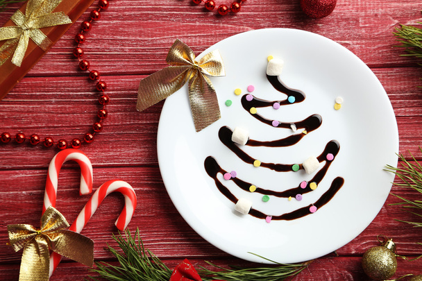 Chocolate christmas fir-tree - Фото, изображение