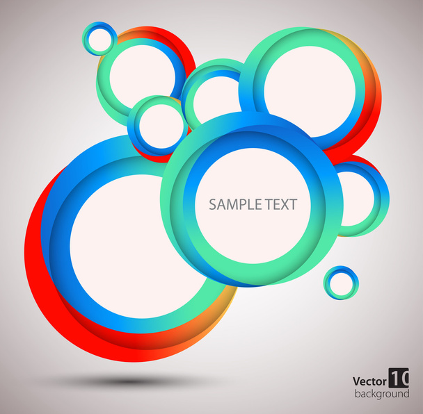 Abstract circle background. vector - Vettoriali, immagini