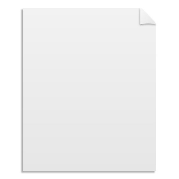 blanco papier illustratie - Vector, afbeelding