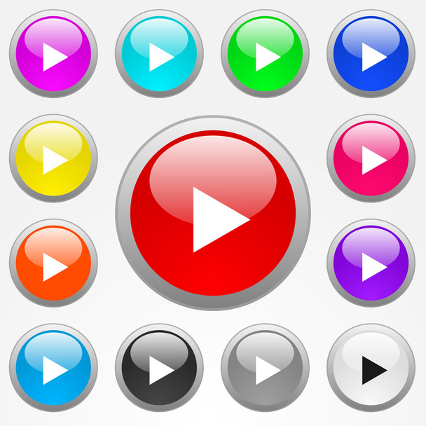 Web Buttons - Vector, afbeelding