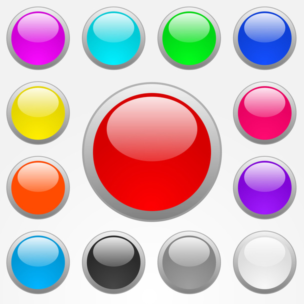 Vector Web Buttons - Vector, Image