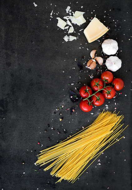 Food frame, Pasta ingredients - Photo, image