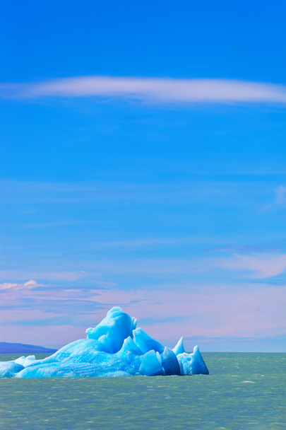 Wyjątkowe jeziora Viedma w suchych Patagonia - Zdjęcie, obraz