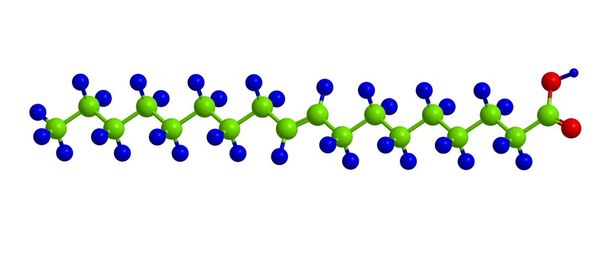 Ácido elaidico - estructura molecular
 - Foto, imagen