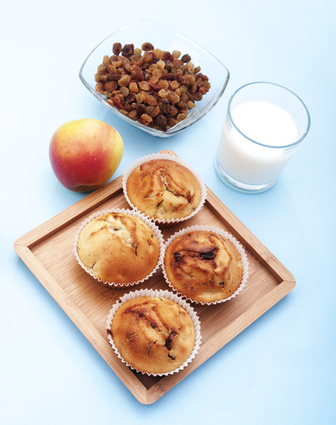 muffin aux pommes fait maison
 - Photo, image