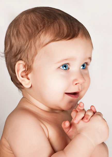 Adorable baby with blue eyes - Фото, зображення