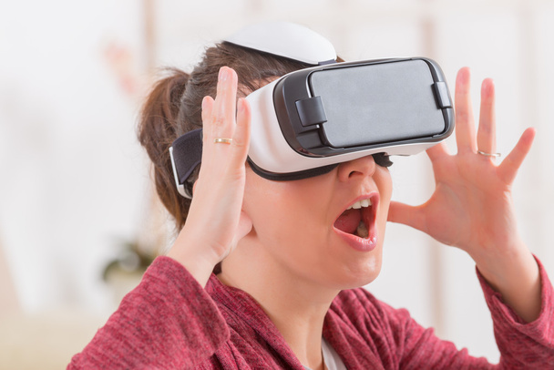 fone de ouvido de realidade virtual - Foto, Imagem