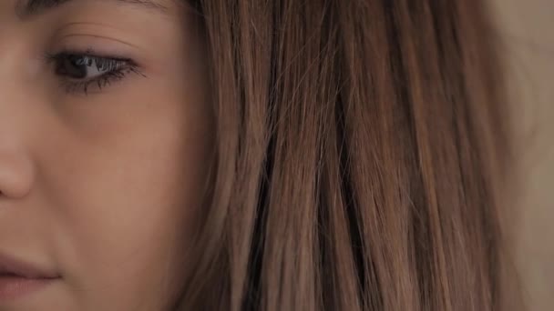 portrait of beautiful woman - Video, Çekim