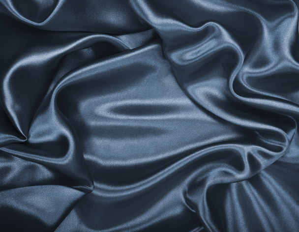 Smooth elegant grey silk as background  - Фото, изображение